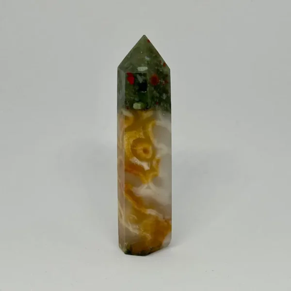 african bloodstone w/ yellow quartz